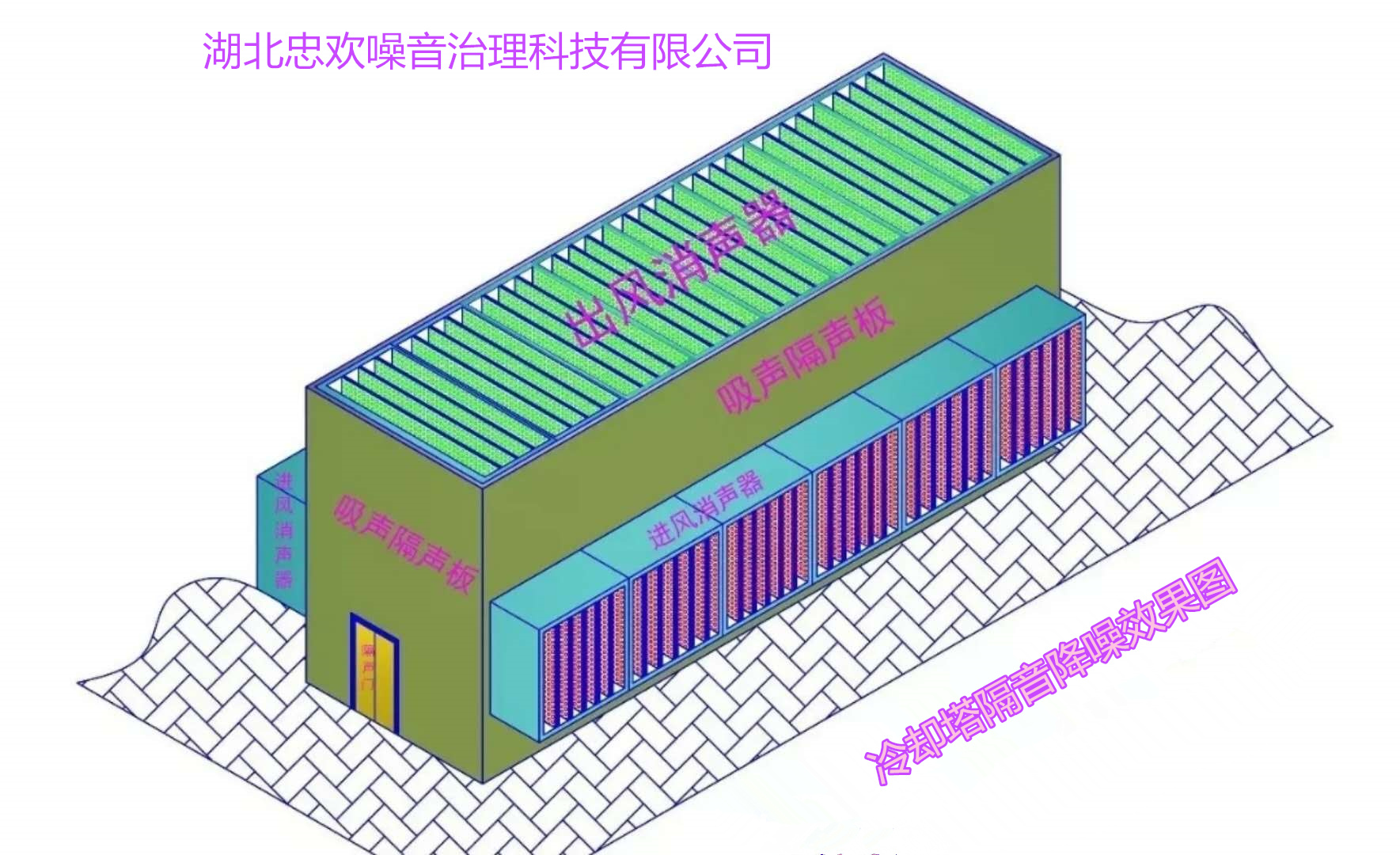 冷却塔噪音治理